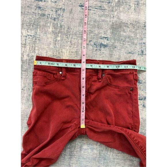 Marc by Marc Jacobs Candied Rum Red Stick Cropped Jeans Size 25 - Picture 6 of 8